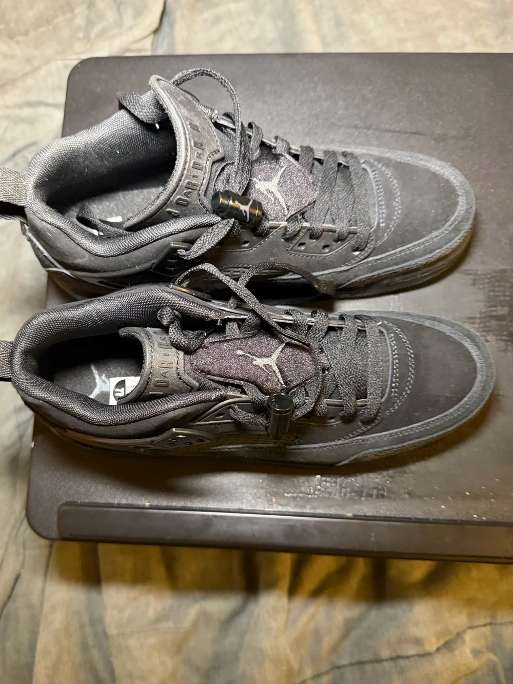 Jordan Boy’s All-Black Low-Top Sneakers